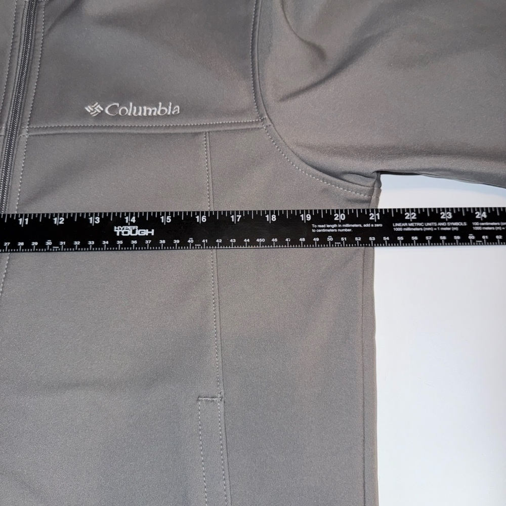 Columbia Softshell Jacket Men's Size Small Gray Full Zip - Picture 5 of 8